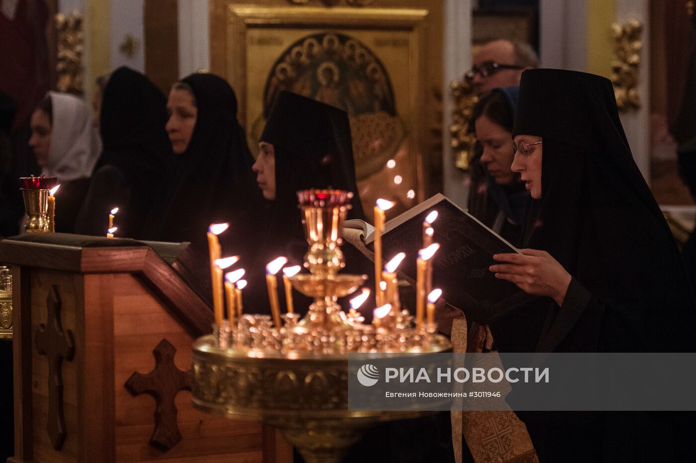 Крещение в Богородицком Житенном женском монастыре в Осташкове