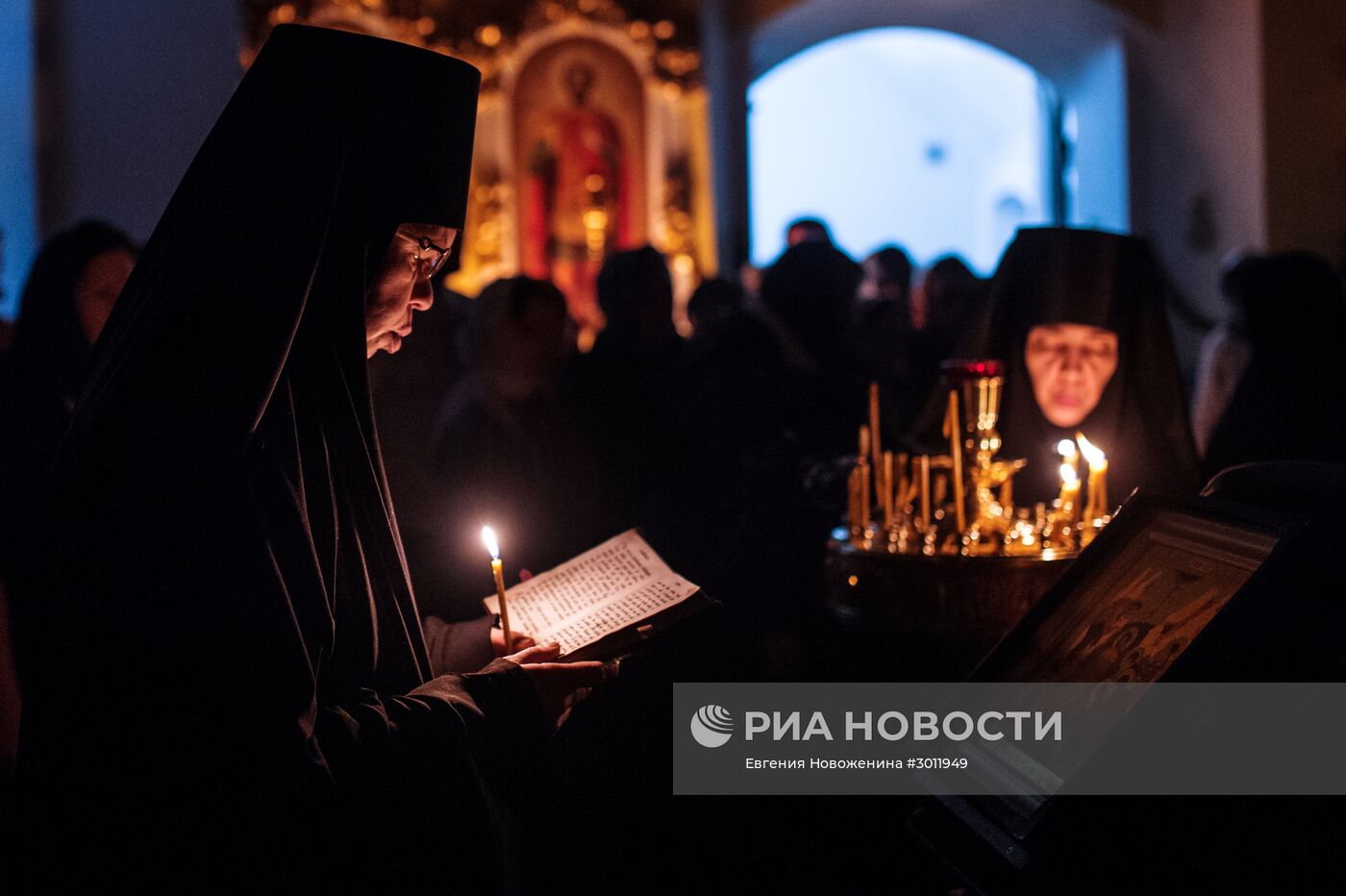 Крещение в Богородицком Житенном женском монастыре в Осташкове