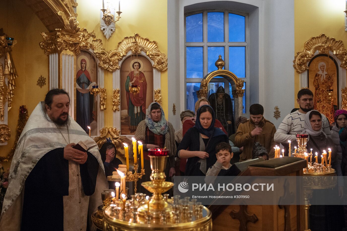 Крещение в Богородицком Житенном женском монастыре в Осташкове