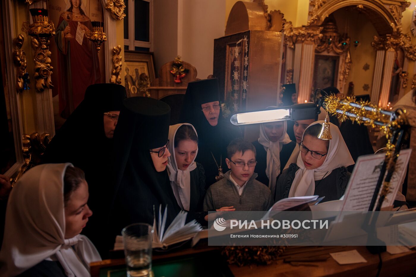 Крещение в Богородицком Житенном женском монастыре в Осташкове