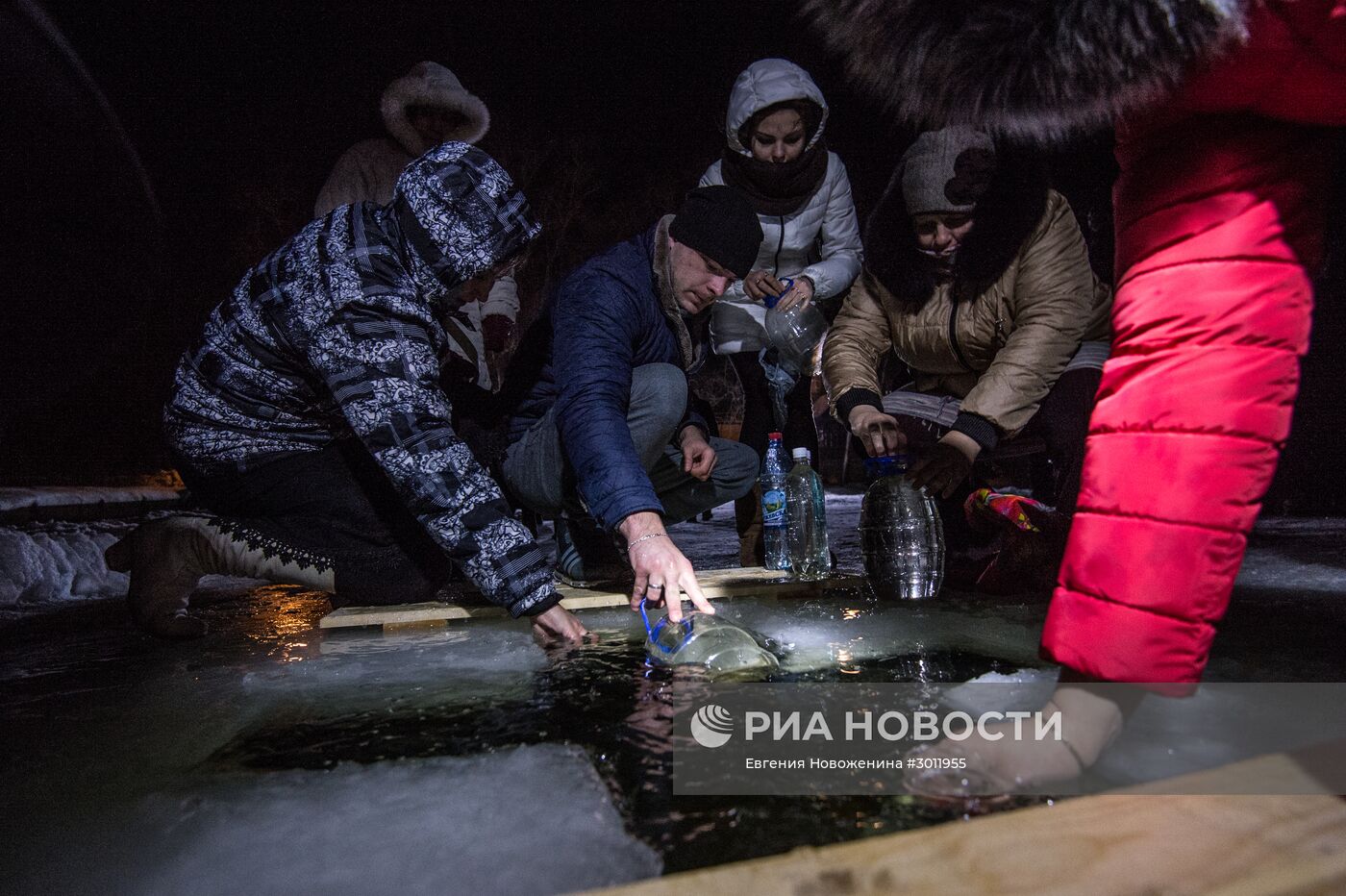 Крещение в Богородицком Житенном женском монастыре в Осташкове