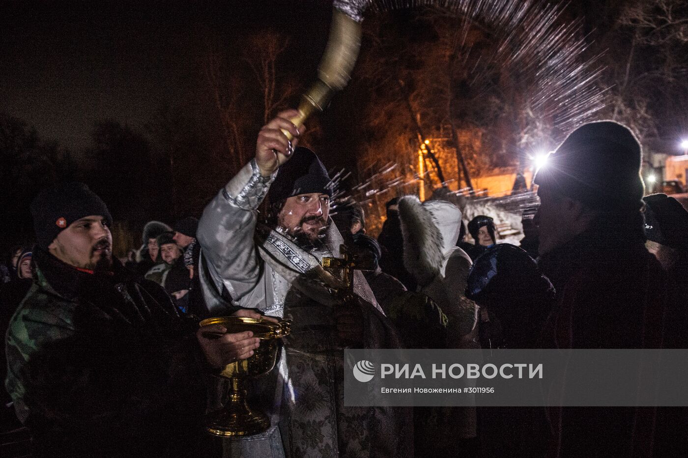 Крещение в Богородицком Житенном женском монастыре в Осташкове