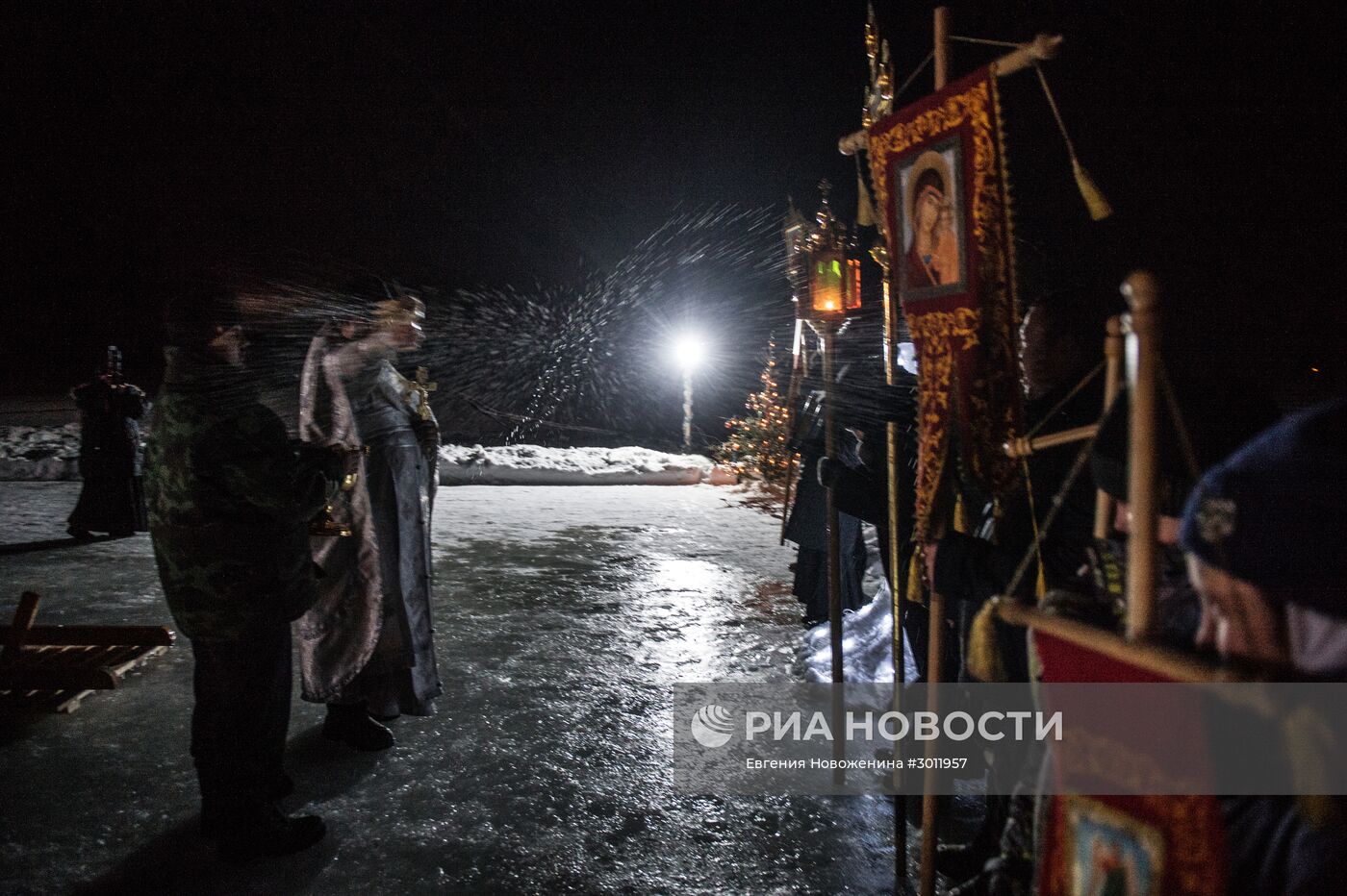 Крещение в Богородицком Житенном женском монастыре в Осташкове