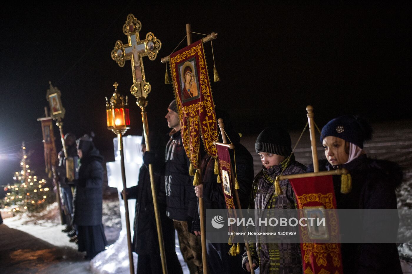 Крещение в Богородицком Житенном женском монастыре в Осташкове