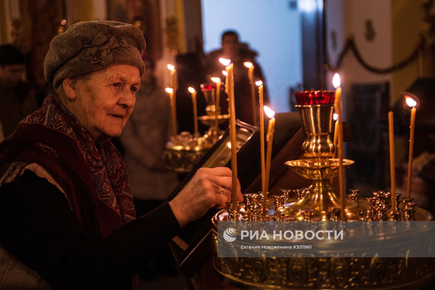 Крещение в Богородицком Житенном женском монастыре в Осташкове