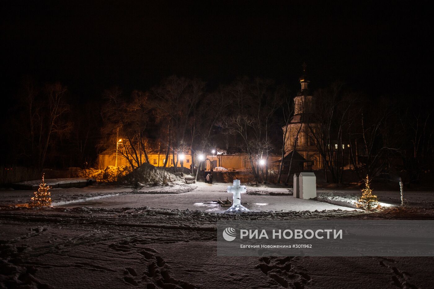 Крещение в Богородицком Житенном женском монастыре в Осташкове