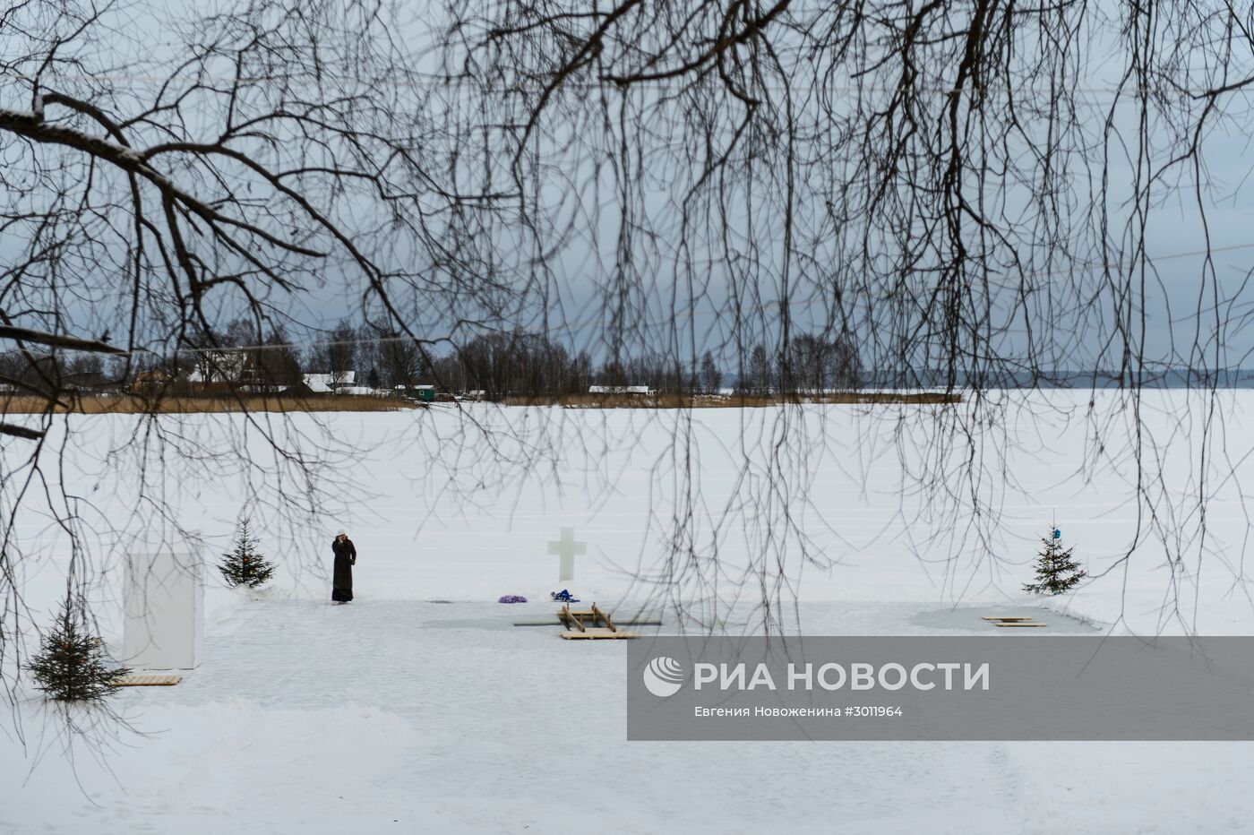 Крещение в Богородицком Житенном женском монастыре в Осташкове