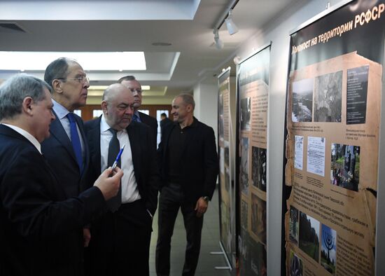 Открытие выставки "Холокост: уничтожение, освобождение, спасение"