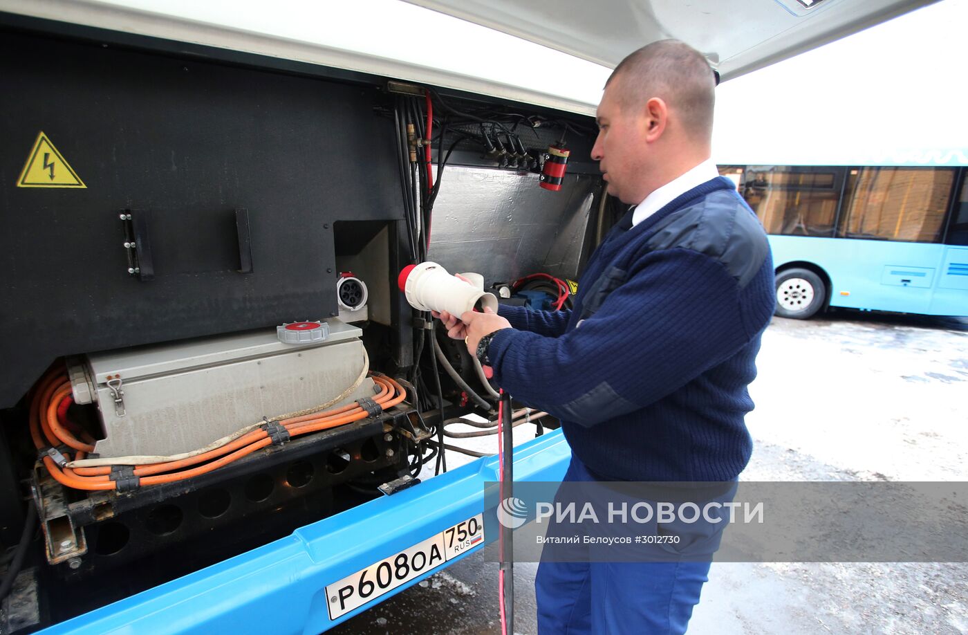 Испытания электробуса российского производства ЛиАЗ-6274