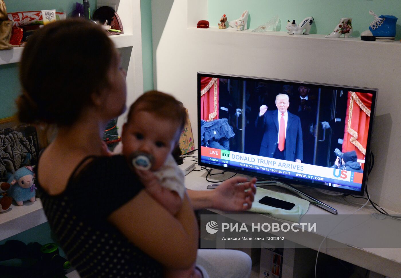Трансляция инаугурации избранного президента США Д.Трампа в России