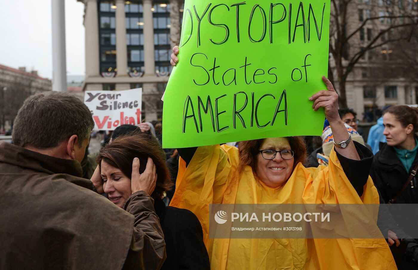 Акции протеста в Вашингтоне