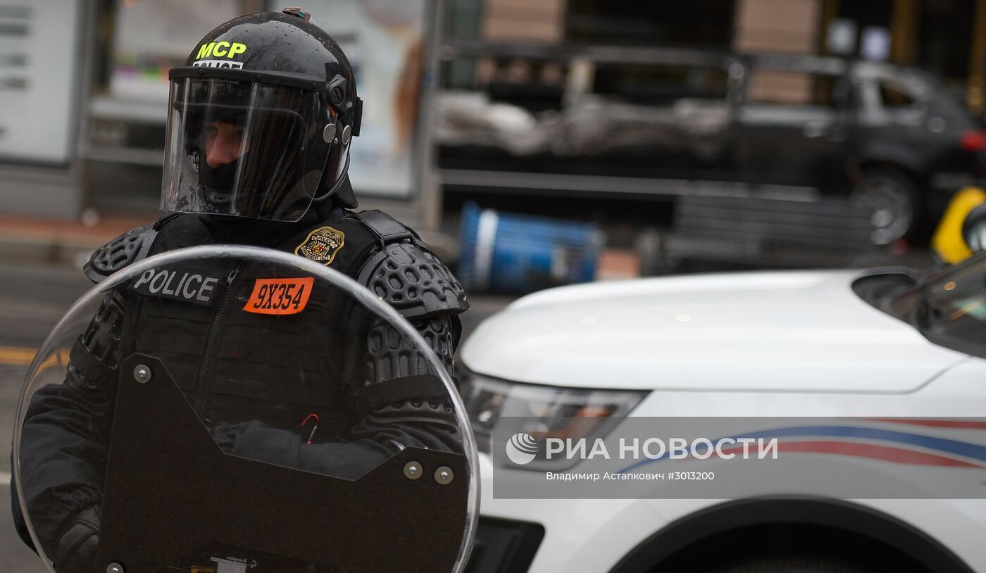 Акции протеста в Вашингтоне