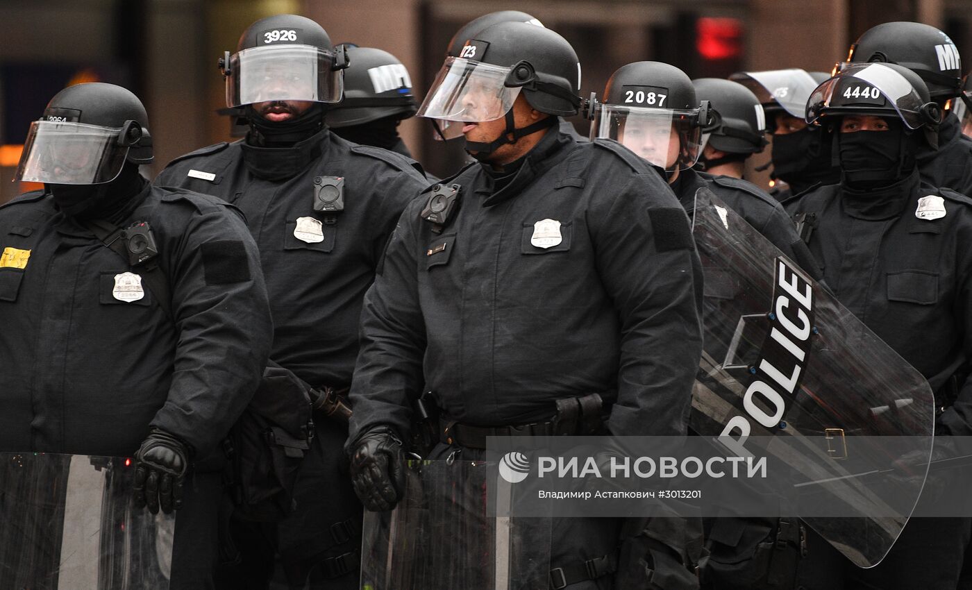 Акции протеста в Вашингтоне