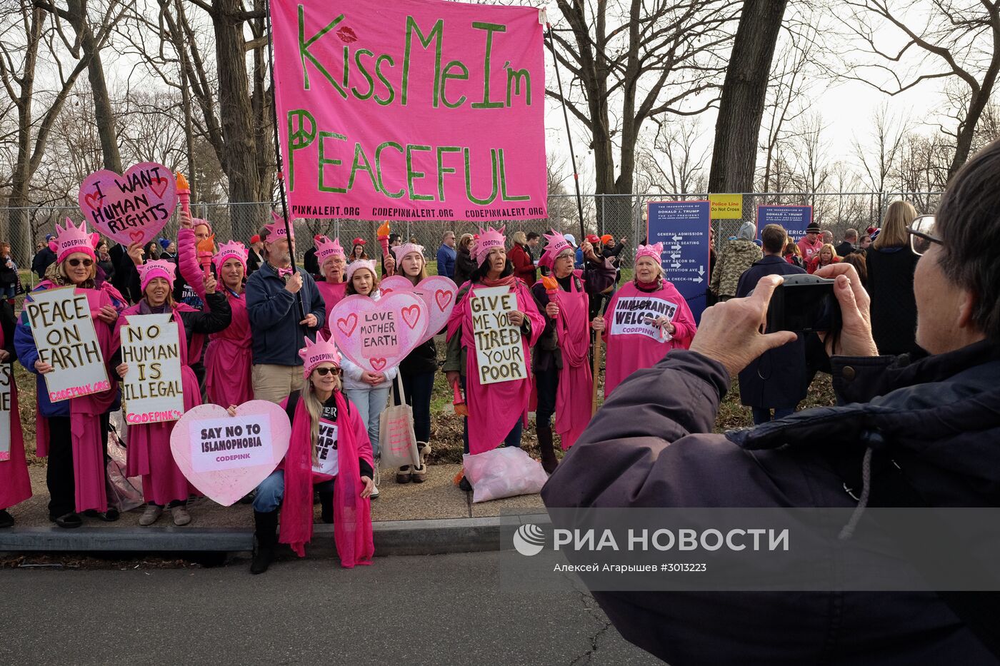 Акции протеста в Вашингтоне