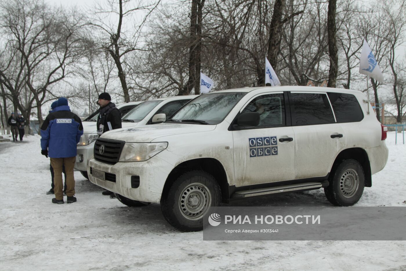 Замглавы миссии ОБСЕ на Украине А. Хуг посетил Александровскую школу