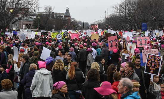 "Марш женщин" в Вашингтоне
