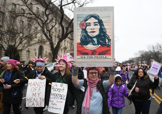 "Марш женщин" в Вашингтоне