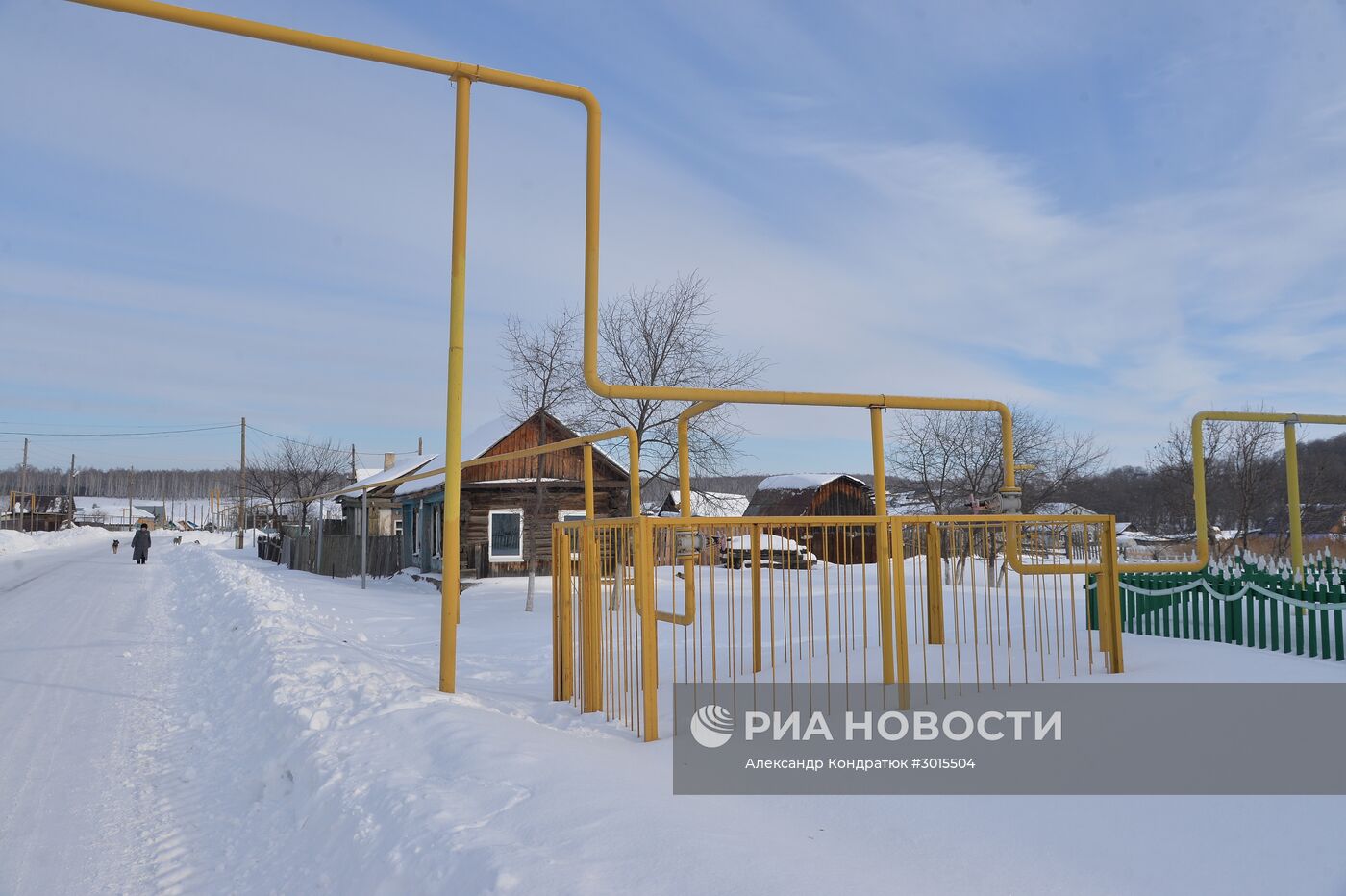В село Усть-Багаряк Челябинской области провели газ
