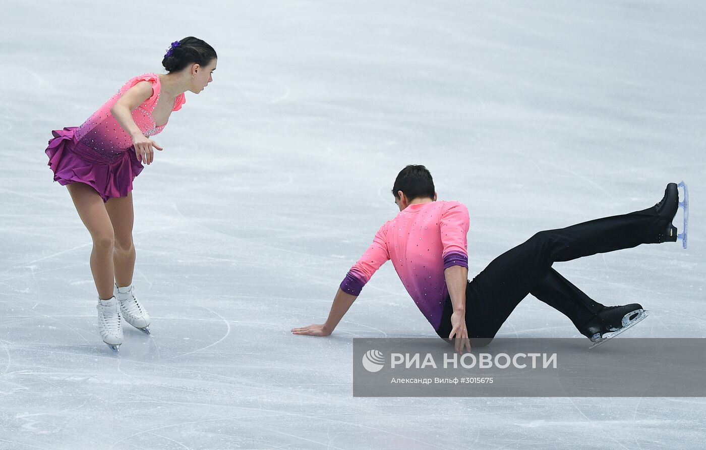 Фигурное катание. Чемпионат Европы. Пары. Короткая программа