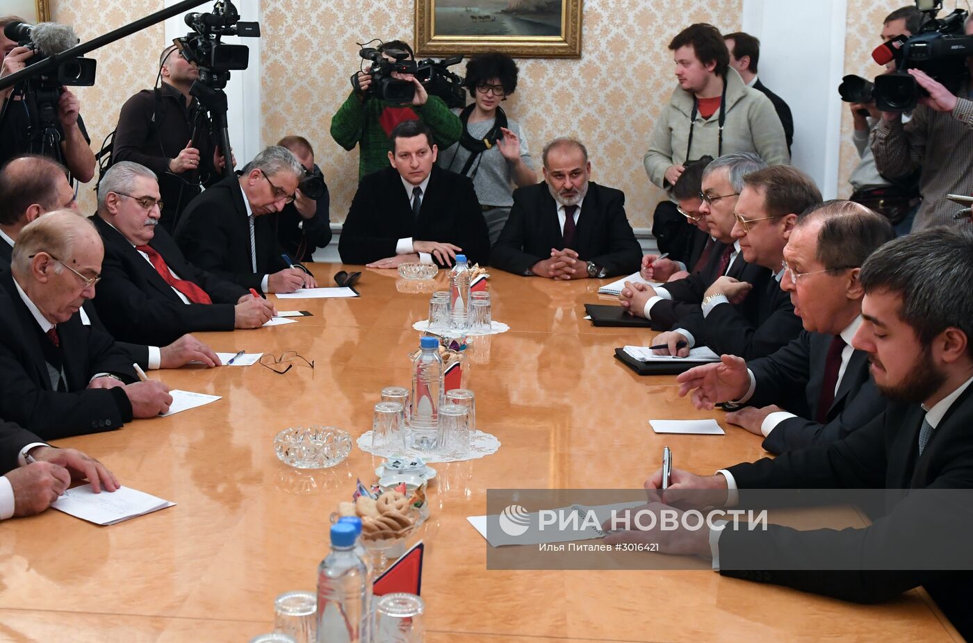 Встреча главы МИД РФ С. Лавров с представителями сирийской оппозиции