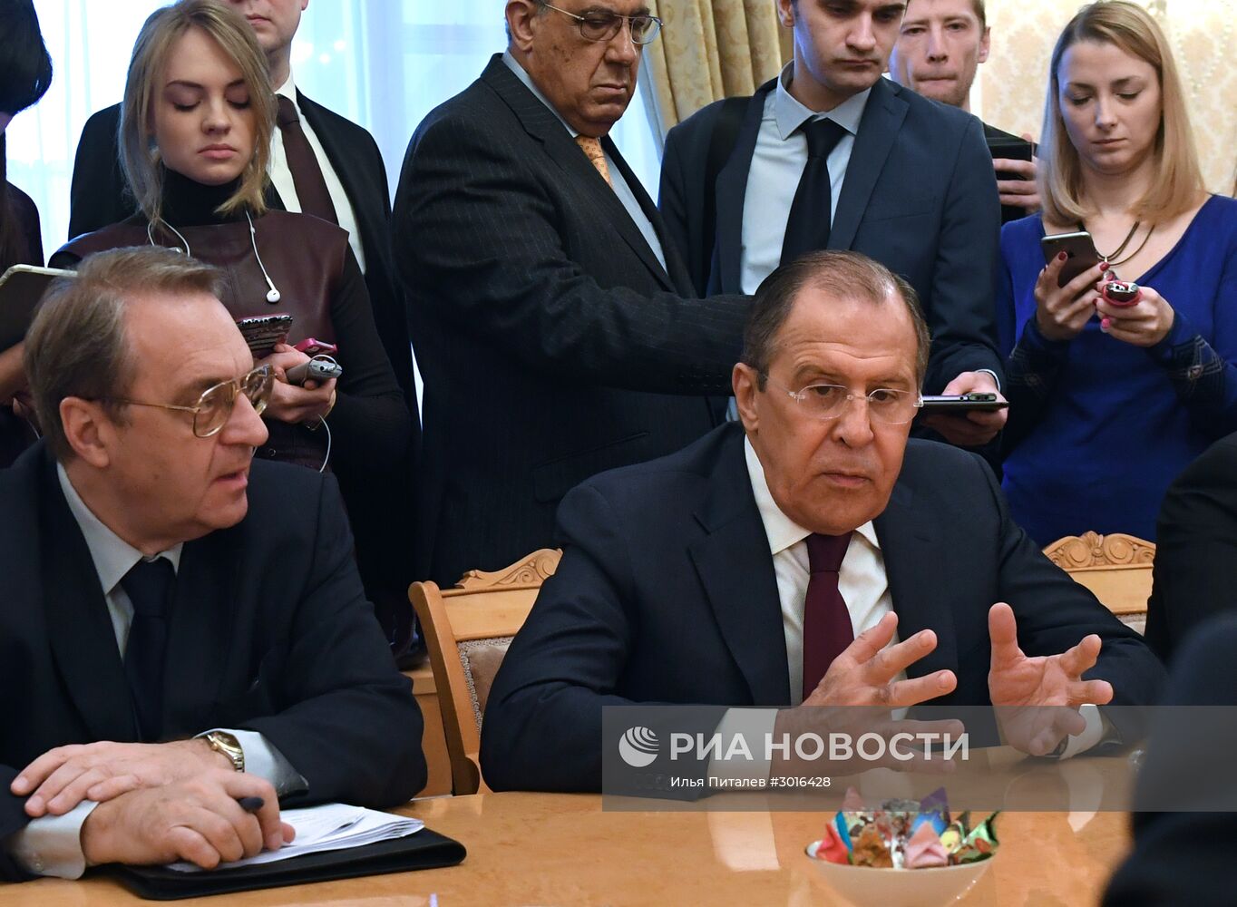 Встреча главы МИД РФ С. Лавров с представителями сирийской оппозиции