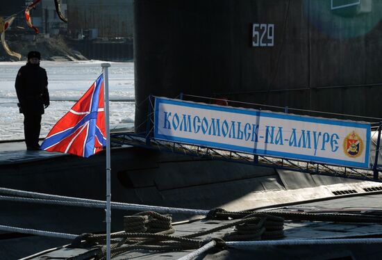 Дизельная подводная лодка "Комсомольск-на-Амуре" вернулась в боевой состав Тихоокеанского флота