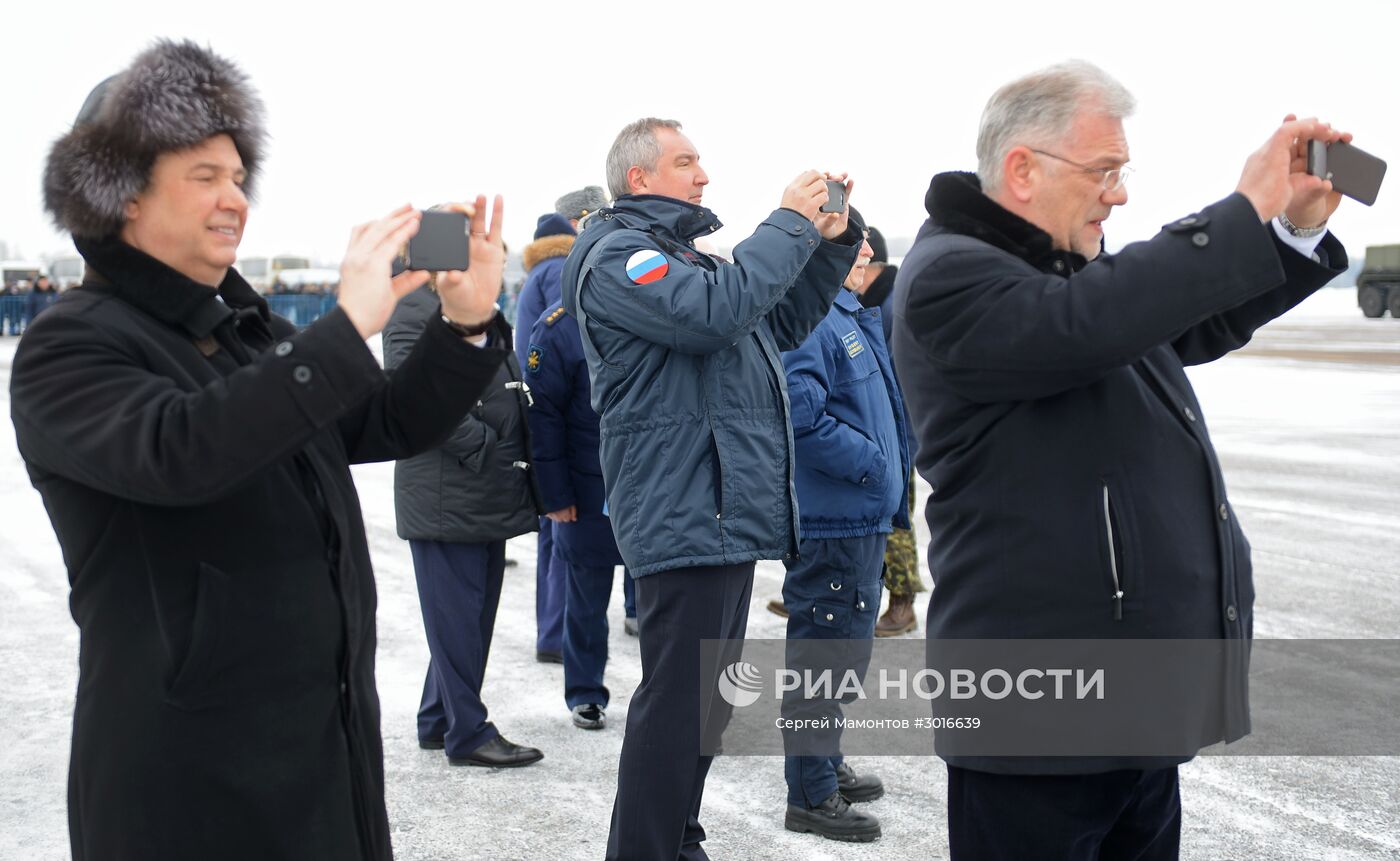 Презентация авиационного комплекса МиГ-35 в Московской области