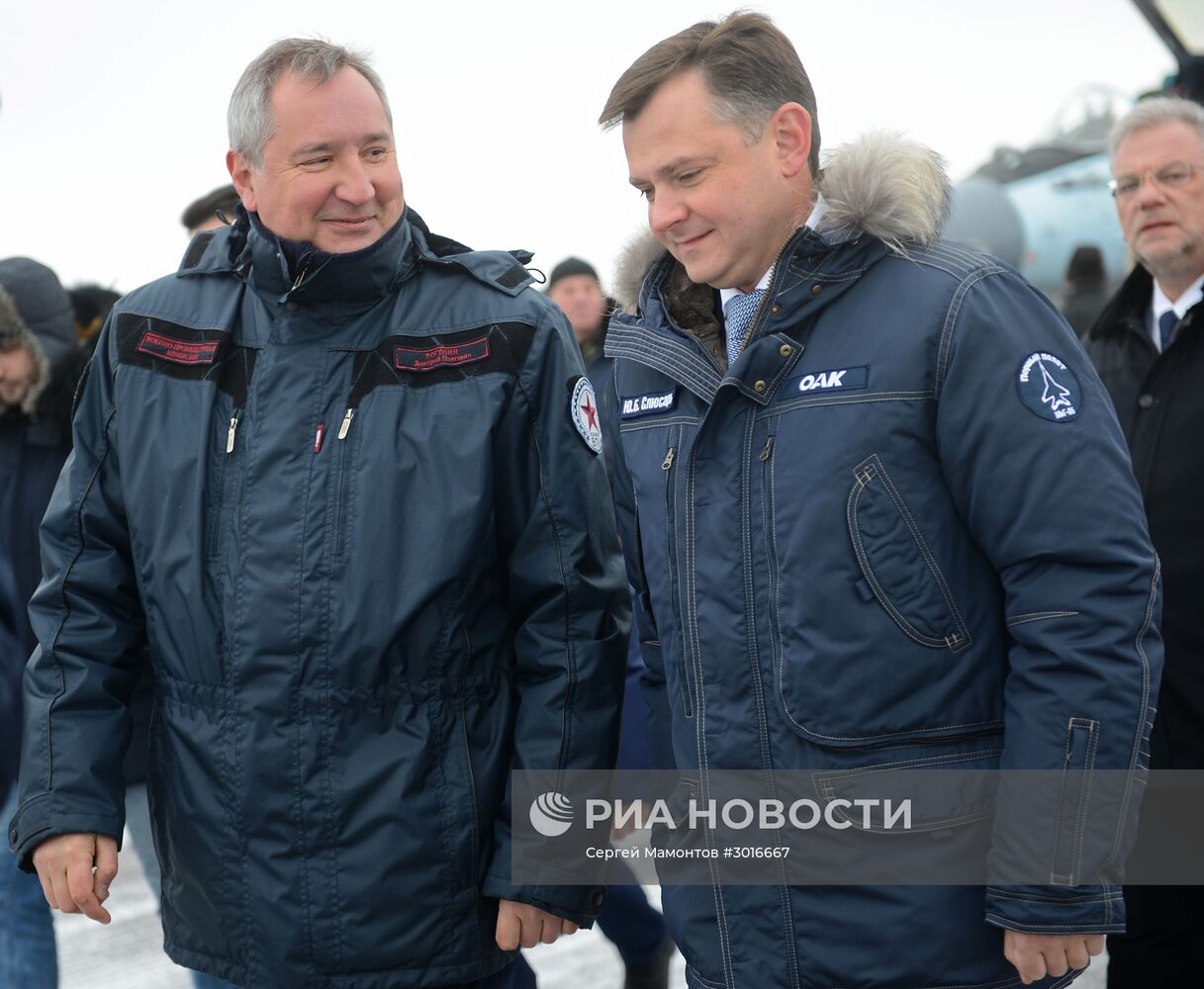 Презентация авиационного комплекса МиГ-35 в Московской области