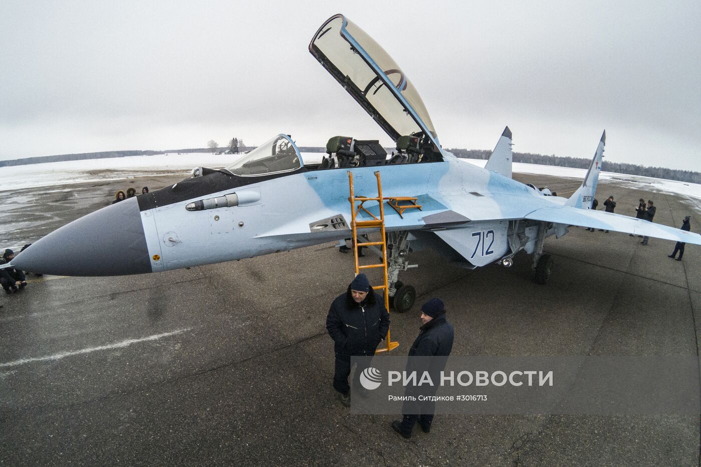 Презентация авиационного комплекса МиГ-35 в Московской области