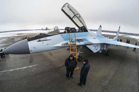 Презентация авиационного комплекса МиГ-35 в Московской области