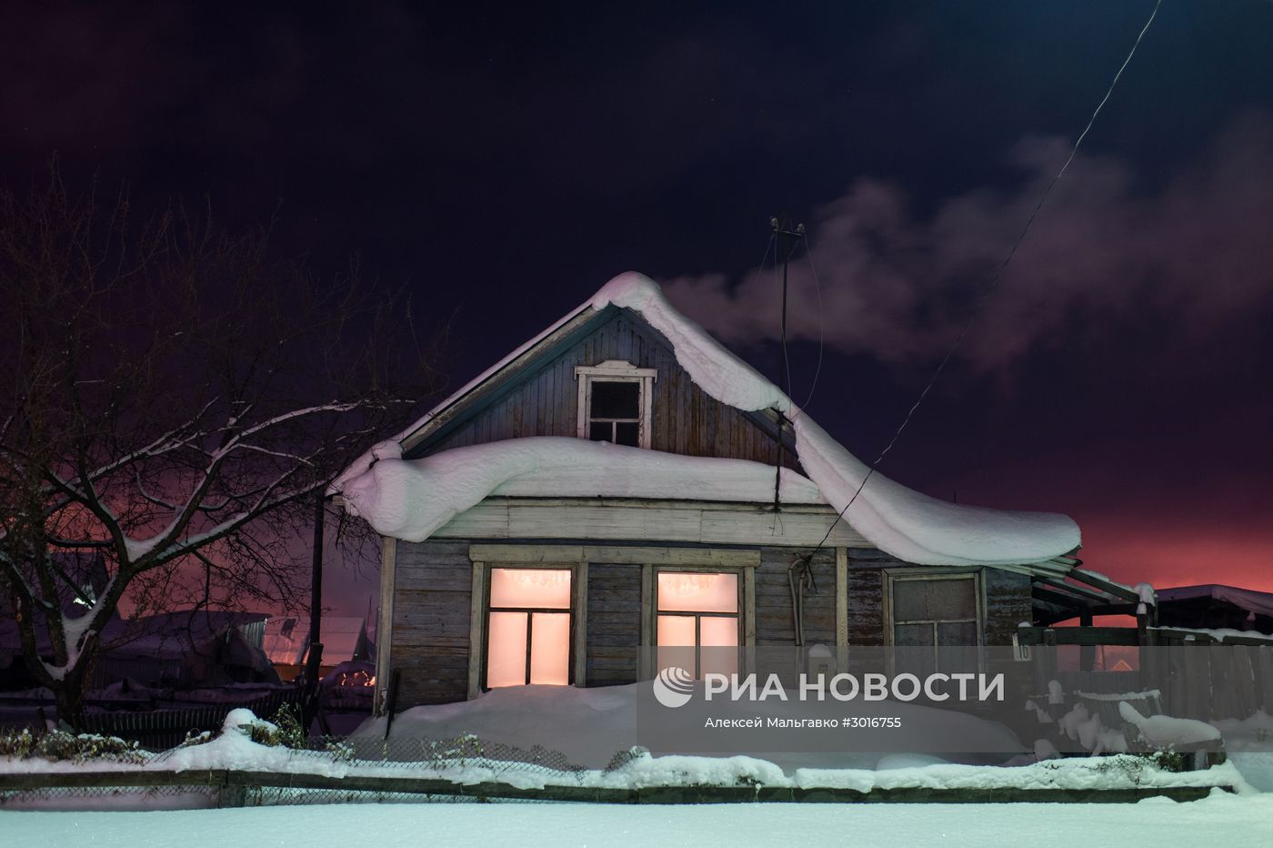 Зима в Омской области