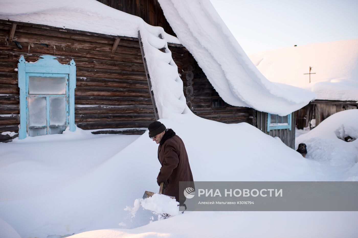 Зима в Омской области