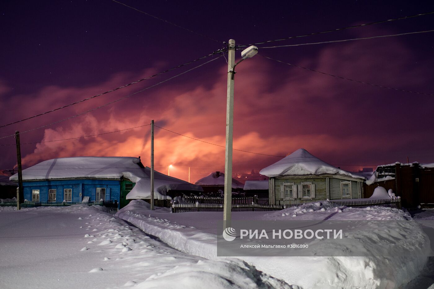 Зима в Омской области