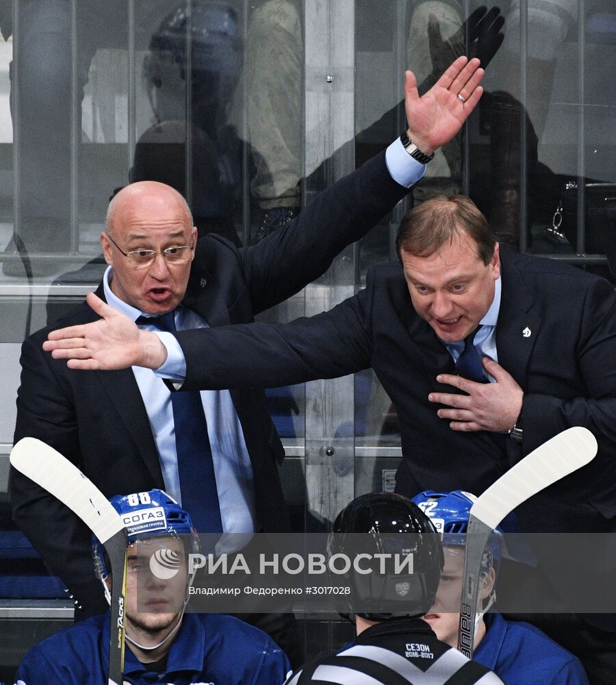 Хоккей. КХЛ. Матч "Динамо" (Москва) - "Металлург" (Магнитогорск)