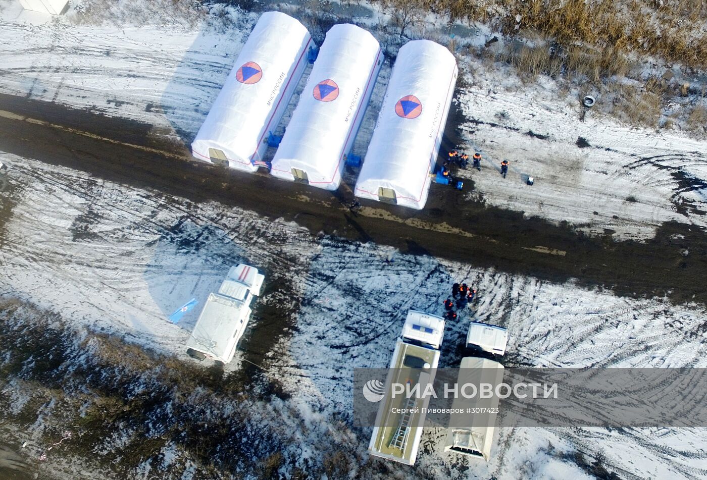 Пункт обогрева МЧС в Ростовской области