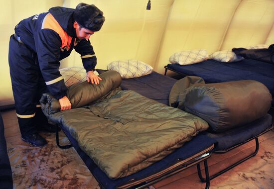 Пункт обогрева МЧС в Ростовской области