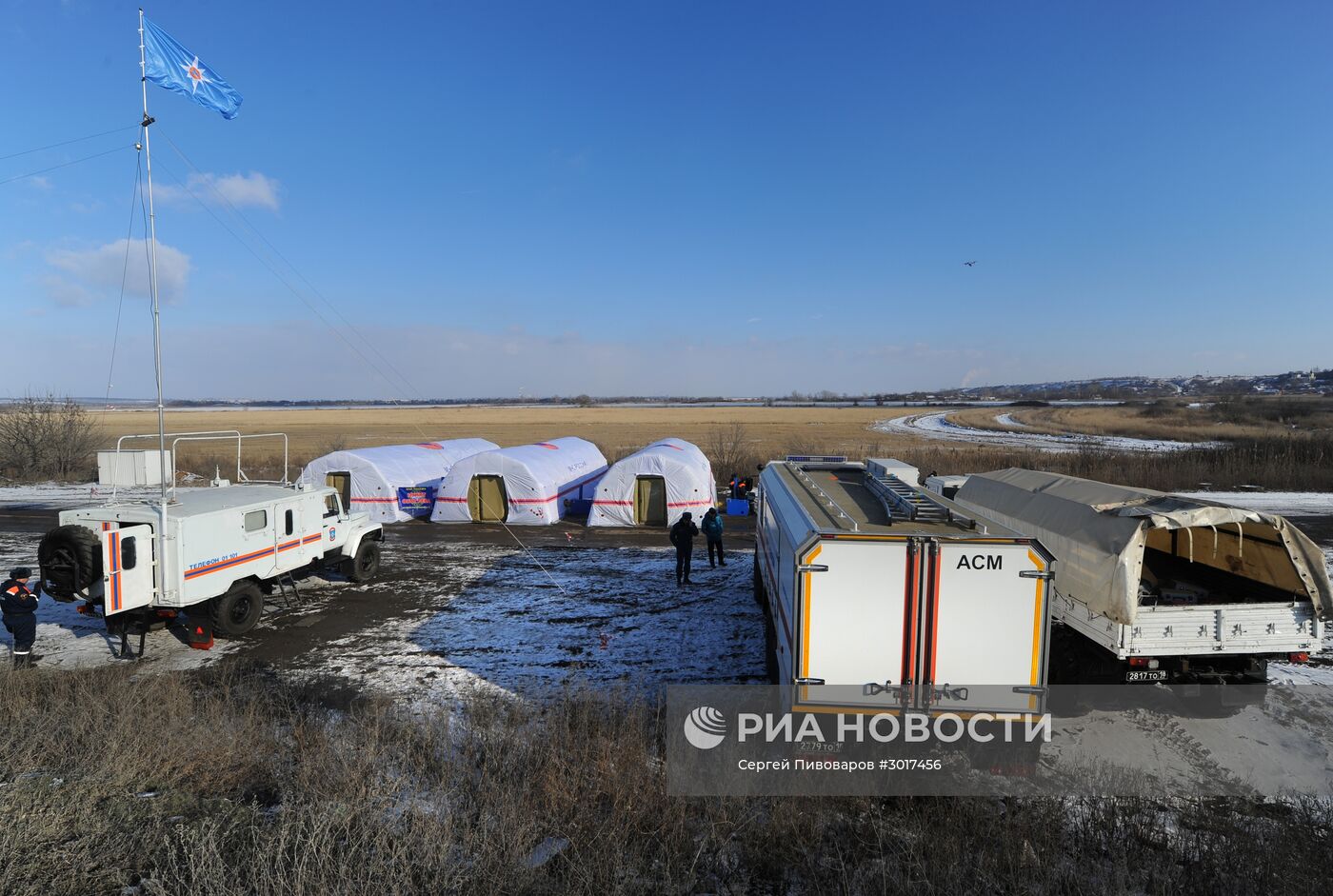 Пункт обогрева МЧС в Ростовской области