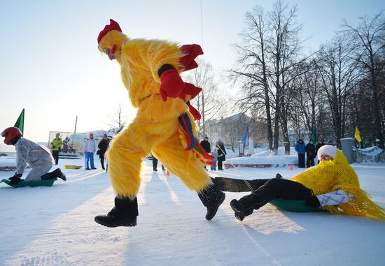 Фестиваль креативных санок "SunnyФЕСТ" в Татарстане