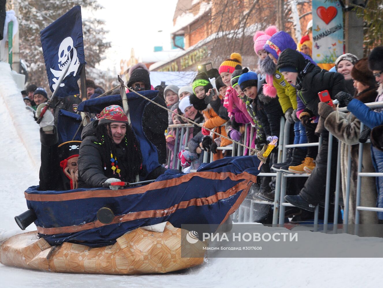 Фестиваль креативных санок "SunnyФЕСТ" в Татарстане