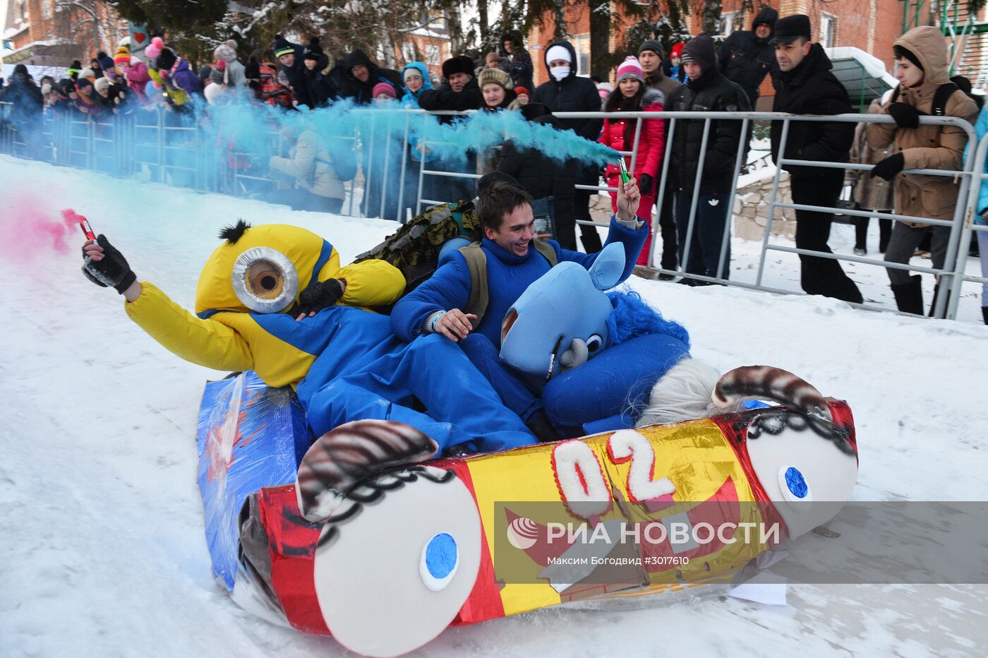 Фестиваль креативных санок "SunnyФЕСТ" в Татарстане