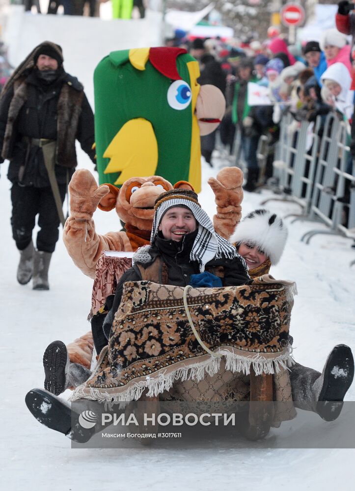 Фестиваль креативных санок "SunnyФЕСТ" в Татарстане