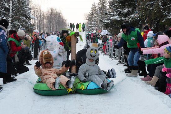 Фестиваль креативных санок "SunnyФЕСТ" в Татарстане