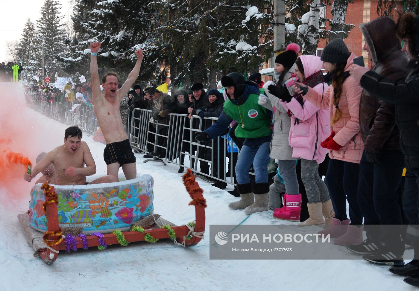 Фестиваль креативных санок "SunnyФЕСТ" в Татарстане