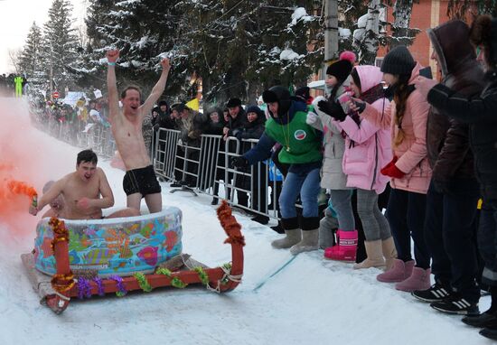 Фестиваль креативных санок "SunnyФЕСТ" в Татарстане