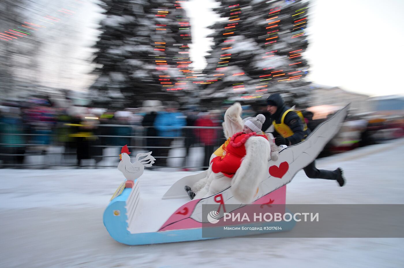 Фестиваль креативных санок "SunnyФЕСТ" в Татарстане