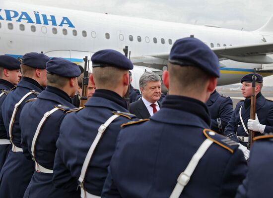 Рабочий визит президента Украины П. Порошенко в Германию