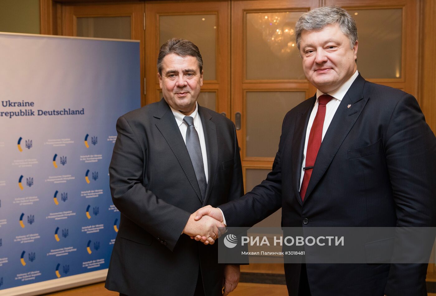 Рабочий визит президента Украины П. Порошенко в Германию