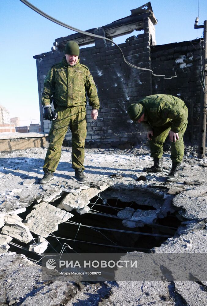 Ситуация после обстрелов в Донецкой области