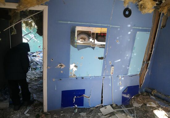 Ситуация после обстрелов в Донецкой области