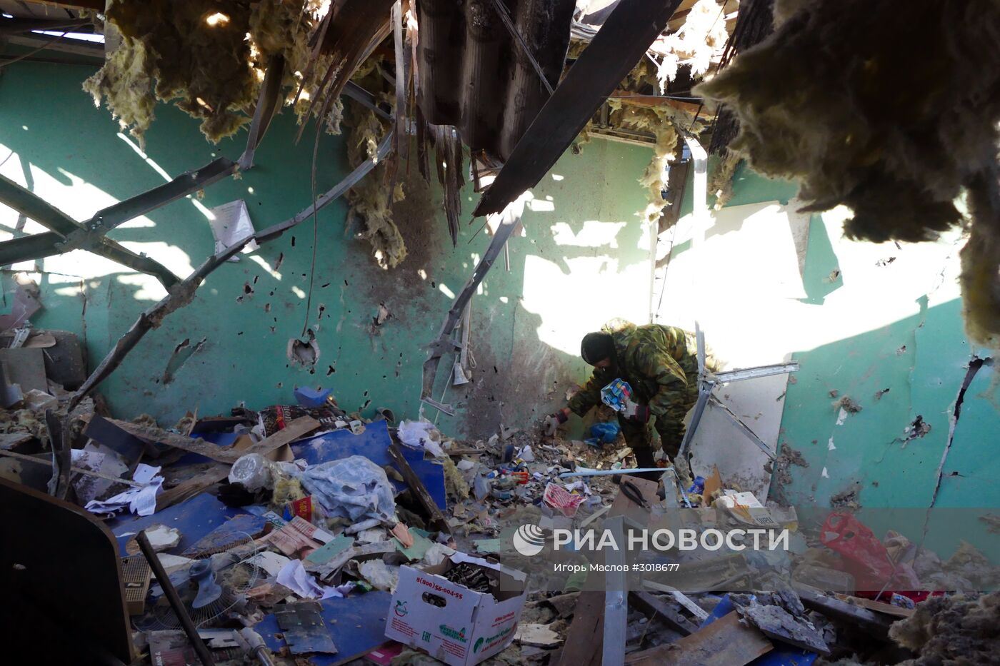 Ситуация после обстрелов в Донецкой области